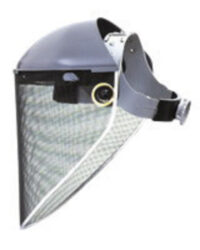 Fibre-Metalﾮ by Honeywell High Performanceﾮ Model S199 9 3/4" X 19" X .06" Clear Stainless Steel Mesh Extended View Faceshield For Use With Models F400 And F500 Mounting Crown