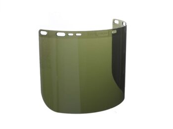 Kimberly-Clark Professional* Jackson Safety* 26262 Model F50 8" X 15 1/2" X .06" Green Shade 3 Unbound Polycarbonate Faceshield For Use With Headgear