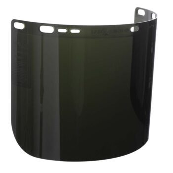 Kimberly-Clark Professional* Jackson Safety* Allsafe SMCﾙ Model F50 8" X 15 1/2" X .06" Green Shade 5 Unbound Polycarbonate Faceshield For Use With Headgear