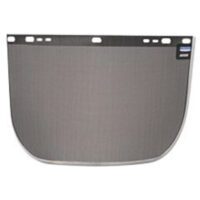 Kimberly-Clark Professional* Jackson Safety* Model F60 9" X 15 1/2" X .016" Black Aluminum Bound Steel Mesh Wire Faceshield For Use With Headgear