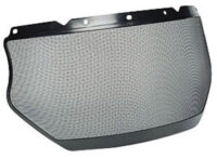 MSAﾮ V-Gardﾮ 8" X 17" Epoxy Coated Steel Mesh Faceshield With Plastic Edge For Use With Earmuffs
