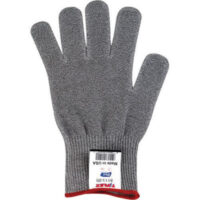 SHOWA™ Size 10 Light Gray T-FLEX® 13 gauge Light Weight Dyneema® Ambidextrous Cut Resistant Gloves With Knit Wrist Lycra® Spandex® Thermax® Lined And AlphaSan® Antimicrobial Treatment