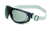 Uvexﾮ by Honeywell Carbonvisionﾙ Impact Goggles With Black And Gray Frame, Gray Dura-Stremeﾮ Anti-Fog Anti-Scratch Hard Coat Lens And Neoprene Headband