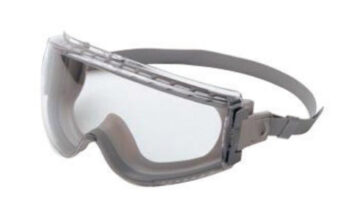 Uvexﾮ by Honeywell Stealthﾮ Impact Chemical Splash Goggles With Gray Frame, Clear Uvextremeﾮ Anti-Fog Lens And Neoprene Headband