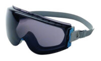 Uvexﾮ by Honeywell Stealthﾮ Impact Chemical Splash Goggles With Teal And Gray Frame, Gray Uvextremeﾮ Anti-Fog Lens And Neoprene Headband