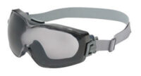 Uvexﾮ by Honeywell Stealthﾮ Over The Glasses Goggles With Navy Wrap-Around Frame, Standard Gray Dura-Stremeﾮ Anti-Fog Anti-Scratch Lens And Neoprene Headband