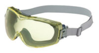 Uvexﾮ by Honeywell Stealthﾮ Over The Glasses Goggles With Navy Wrap-Around Frame, Amber Dura-Stremeﾮ Anti-Fog Anti-Scratch Lens And Neoprene Headband