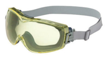 Uvexﾮ by Honeywell Stealthﾮ Over The Glasses Goggles With Navy Wrap-Around Frame, Amber Dura-Stremeﾮ Anti-Fog Anti-Scratch Lens And Neoprene Headband