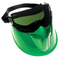 Kimberly-Clark Professional* Jackson Safety* V90 Shield Monogoggle* XTR Indirect Vent Splash Goggles With Black Frame, IRUV Shade 3.0 Anti-Fog Lens And Polycarbonate Face Shield