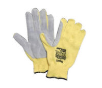 Honeywell Jumbo Yellow Junk Yard Dog Standard Weight Cut Resistant Gloves With , Kevlar® Lined And PVC Coating