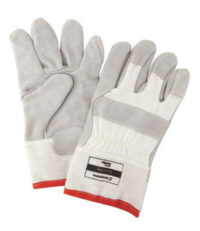 Honeywell One Size Fits Most White Guard Dog Leather Cut Resistant Gloves With Seamless Knit Wrist, Kevlar® Lined, Reinforced Kevlar Stitched Palm