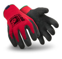 HexArmor® Size 11 Red And Black 9000 Series™ Clute Cut SuperFabric® Cut Resistant Gloves With Safety Cuff, Polyethylene Lined, Rubber Coating And Comfortable Cotton Blend Shell