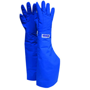 National Safety Apparel® Medium 3M™ Scotchlite™ Thinsulate™ Lined Nylon Taslan And PTFE Shoulder Length Waterproof Cryogen Gloves