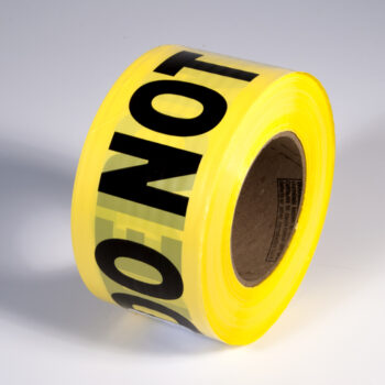 Radnorﾮ 3" X 1000' Yellow 2 mil Barricade Tape "Caution Do Not Enter"