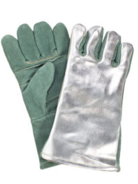 National Safety Apparelﾮ One Size Fits Most 13" Green Heat Resistant Gloves With Cotton And Wool Lining