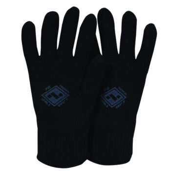 National Safety Apparel CARBON ARMOURﾙ Regular  Black  Double Layer OPF Based String Knit Fabric Heat Resistant Gloves  Gauntlet  Straight Thumb