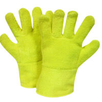 National Safety Apparel Large 12" Yellow 20 Ounce DuPontﾙ Kevlarﾮ Heat Resistant Gloves With Gauntlet Cuff, Wool And Cotton Lining And Wing Thumb