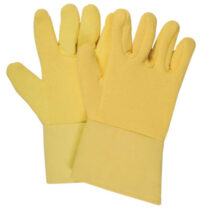 National Safety Apparelﾮ Medium 12" Yellow 22 Ounce Heat Resistant Gloves With Twill Cuff And Wool Lining