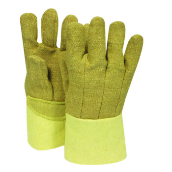 National Safety Apparel Large 14" Brown 22 Ounce PBI And DuPontﾙ Kevlarﾮ Heat Resistant Gloves With Thermobestﾙ Cuff, Wool And Cotton Lining And Straight Thumb