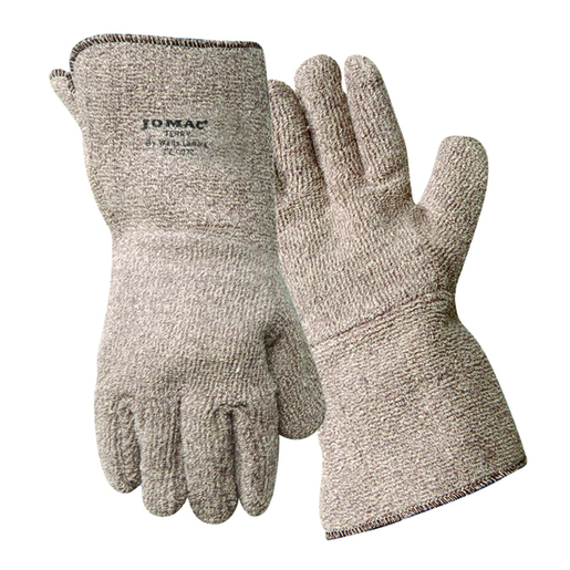 Wells Lamont X-Large Brown And White Jomacᆴ Extra Heavy Weight Terry Cloth Heat Resistant Gloves With 5" Gauntlet Cuff