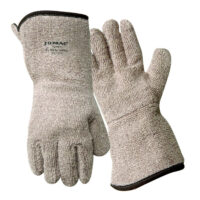 Wells Lamont X-Large Brown And White Jomacᆴ Extra Heavy Weight Terry Cloth Heat Resistant Gloves With 5" Gauntlet Cuff