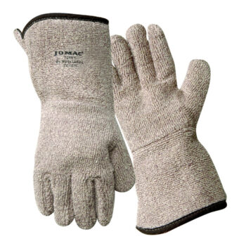 Wells Lamont X-Large Brown And White Jomacﾮ Extra Heavy Weight Terry Cloth Heat Resistant Gloves With 5" Gauntlet Cuff