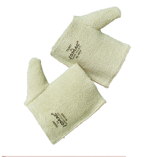 Wells Lamont 6 1/2" White Jomacᆴ Extra Heavy Weight Loop-Out Terry Cloth Heat Resistant Hand Pad With Full Thumb